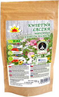 Kwietna łączka - mieszanka kwiatów polnych - Nowa ulepszona formuła 100.0 g