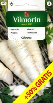 Pietruszka Cukrowa wczesna - 50% gratis!