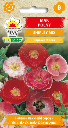 Mak polny Shirley Mix