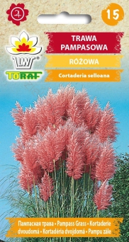 Trawa pampasowa różowa (Cortaderia selloana)